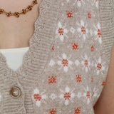 Tiny Florals Sweater Vest