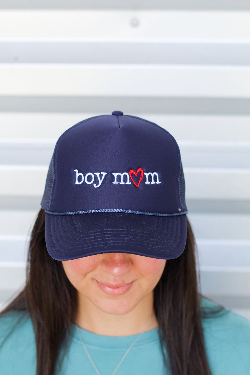 Boy Mom Trucker Hat