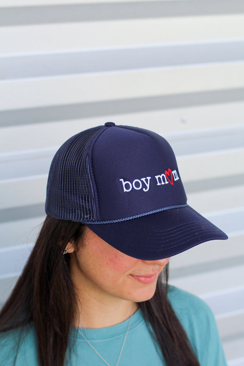 Boy Mom Trucker Hat