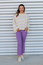 Pastel Stripes Sweater