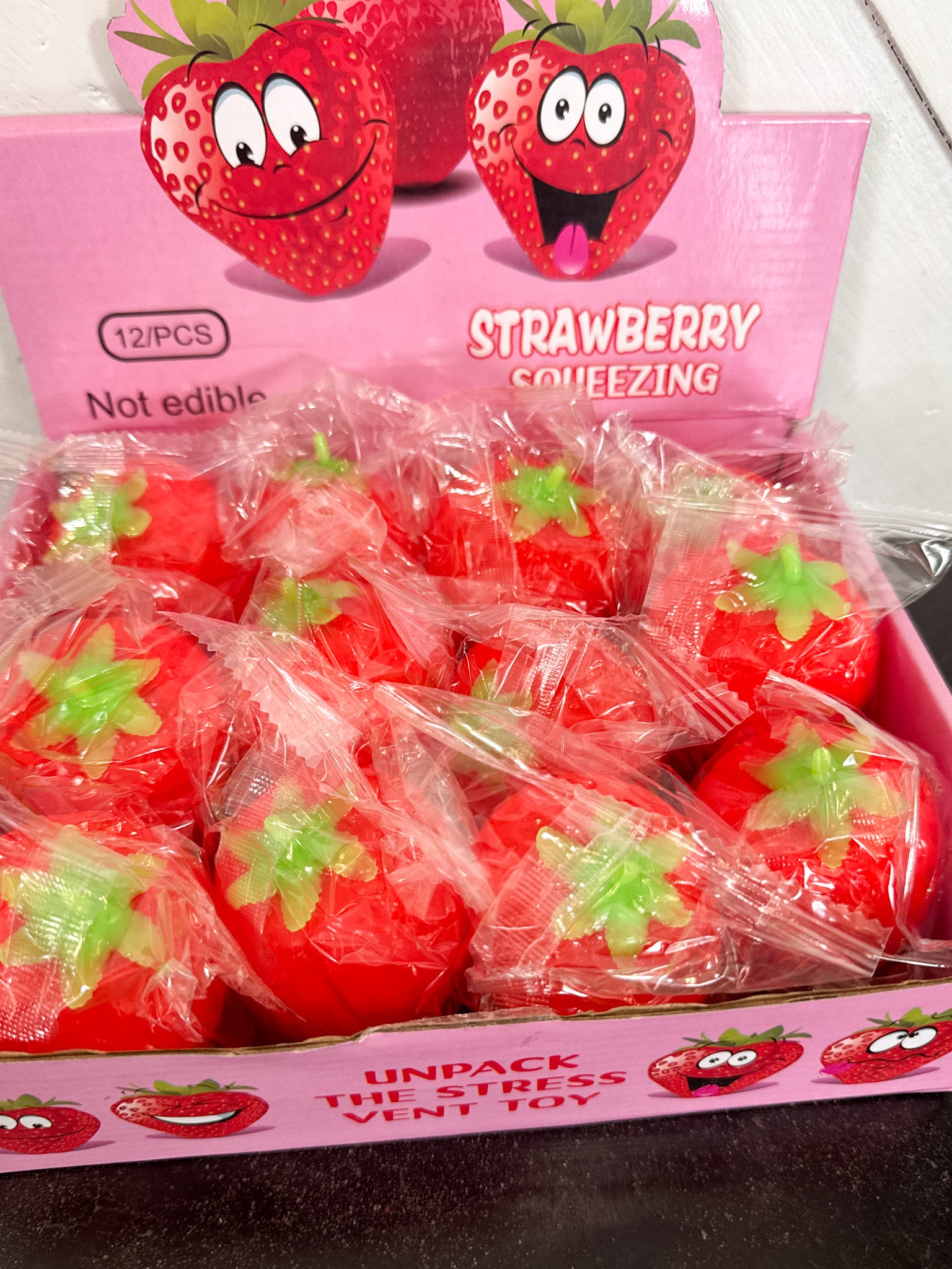 Strawberry Squishy Toy