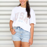 USA Patchwork Tee
