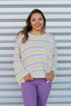 Pastel Stripes Sweater