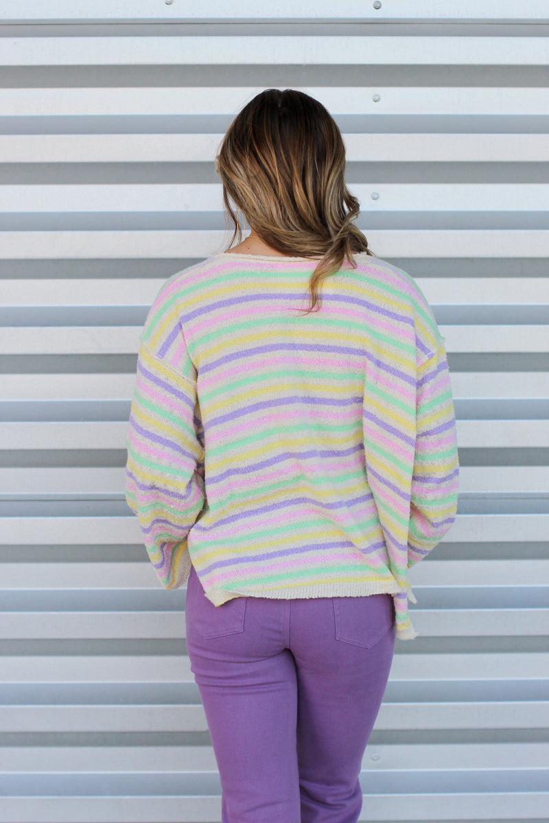 Pastel Stripes Sweater