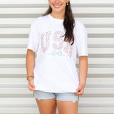 USA Patchwork Tee