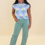 Happy in Flowers Sweater Top
