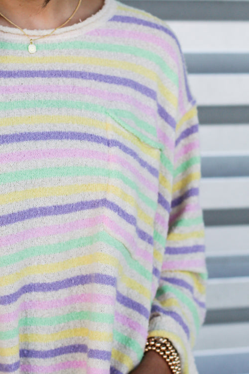 Pastel Stripes Sweater