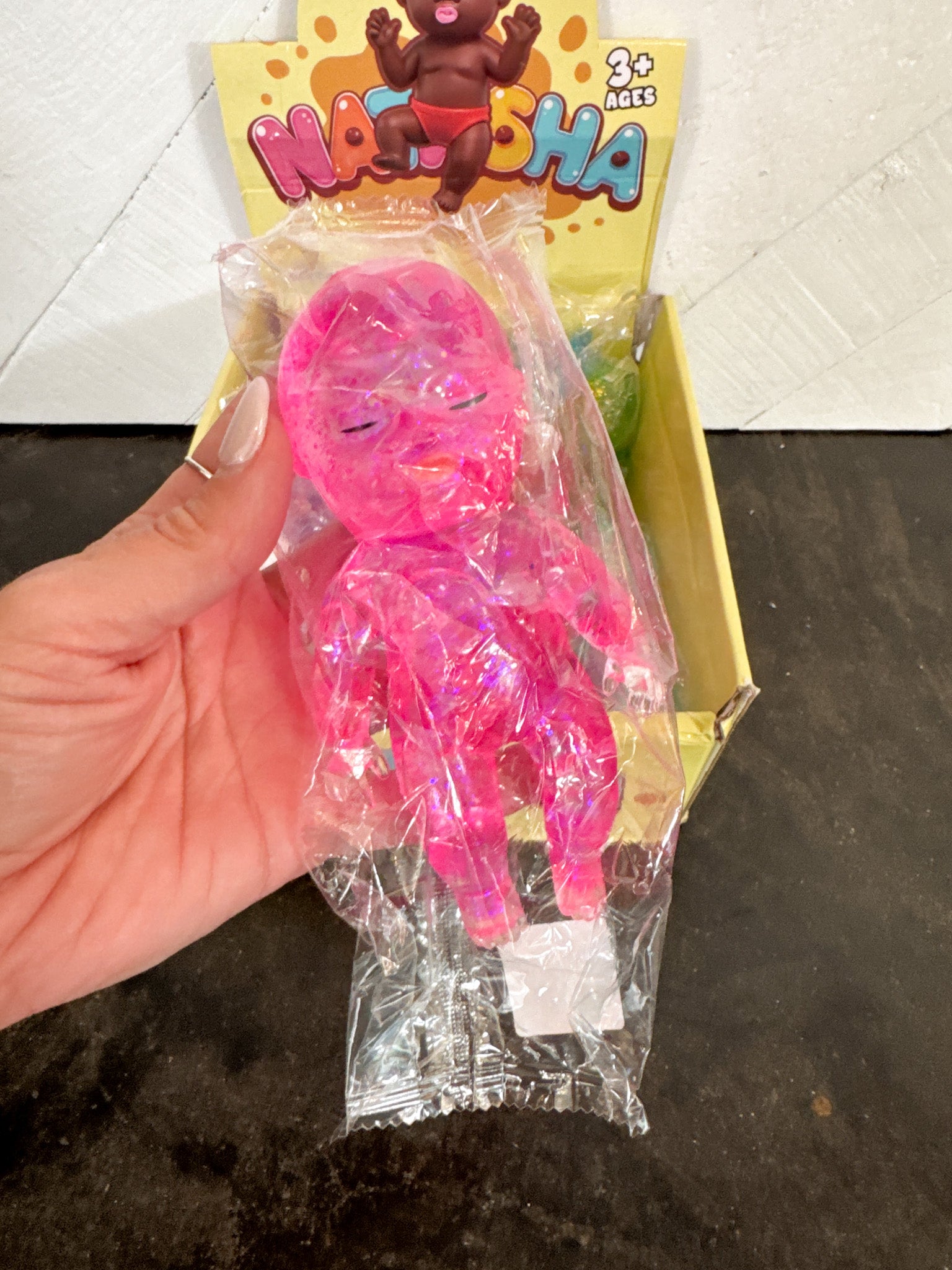 Glitter Baby Squishy Toy