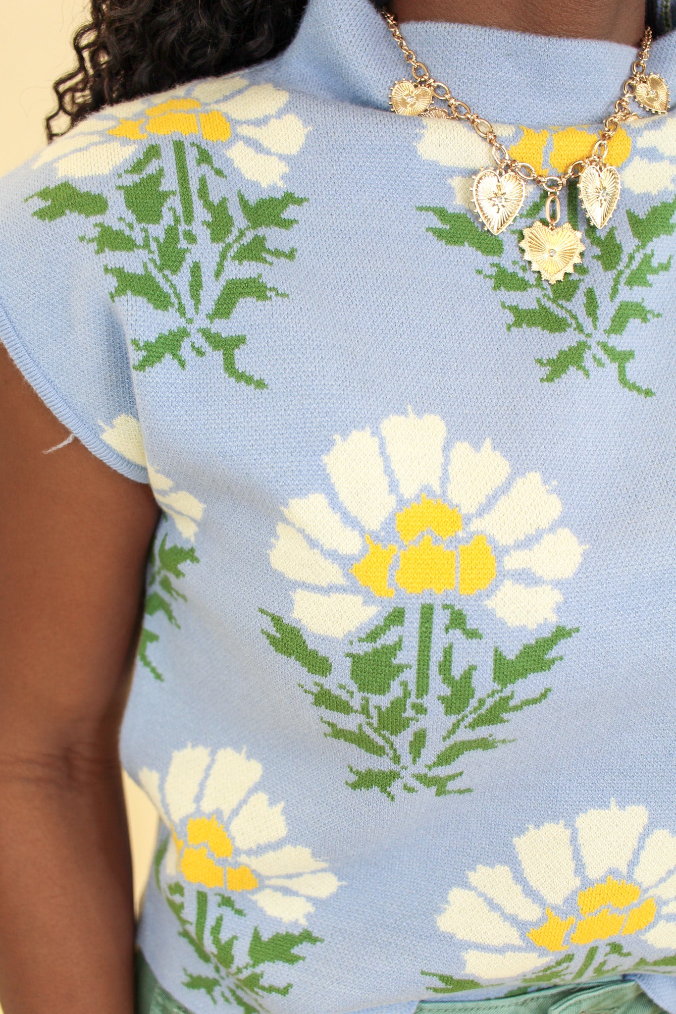 Happy in Flowers Sweater Top
