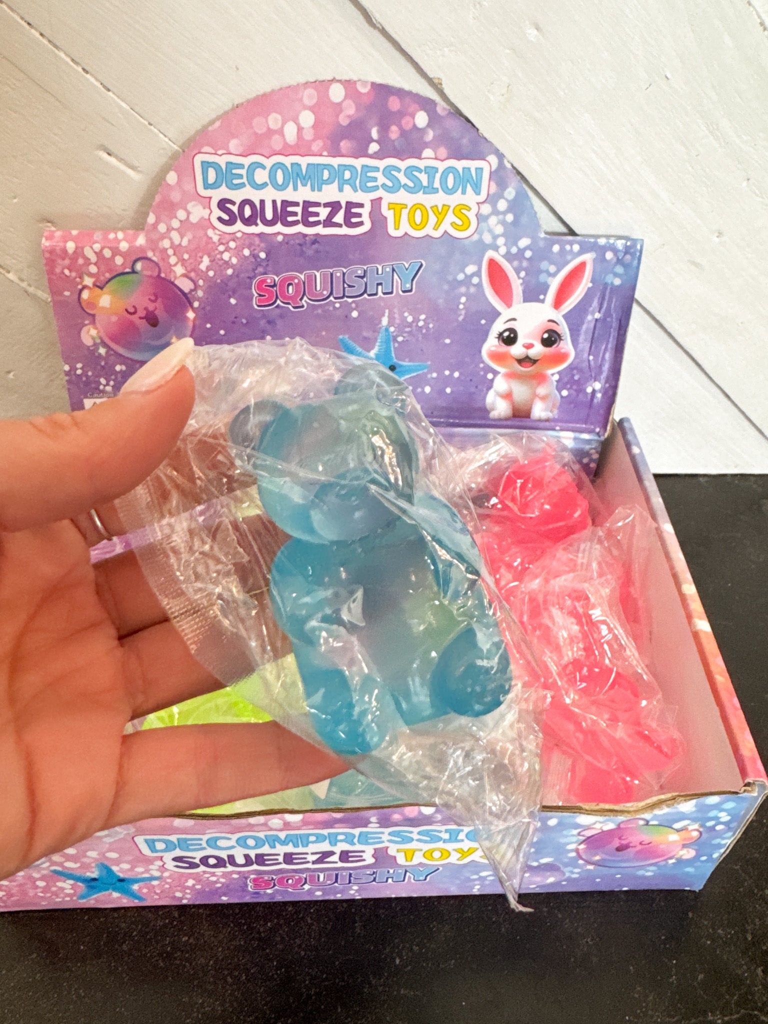 Neon Gummy Bear Squishy