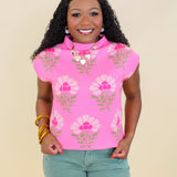 Happy in Flowers Sweater Top