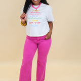 Go To teacher Crop Tee