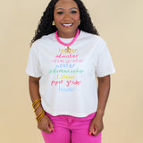 Go To teacher Crop Tee