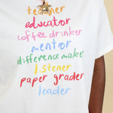 Go To teacher Crop Tee
