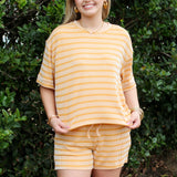 Raised Ribbed Stripe Set