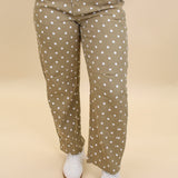 Pretty Polka Dot Barrel Jeans