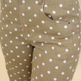 Pretty Polka Dot Barrel Jeans