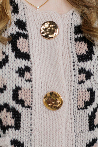 Bold Gold Button Sweater Vest