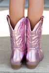 Tween Elk-1K Boots-Pink Metallic