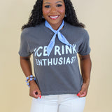 Ice Rink Enthusiast Crop Tee
