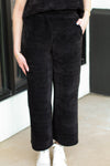 Cute Chenille Pants-Black