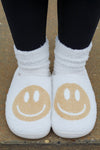 Happy Face Slippers-Tan