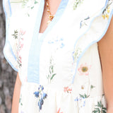 Feminine Florals Midi Dress