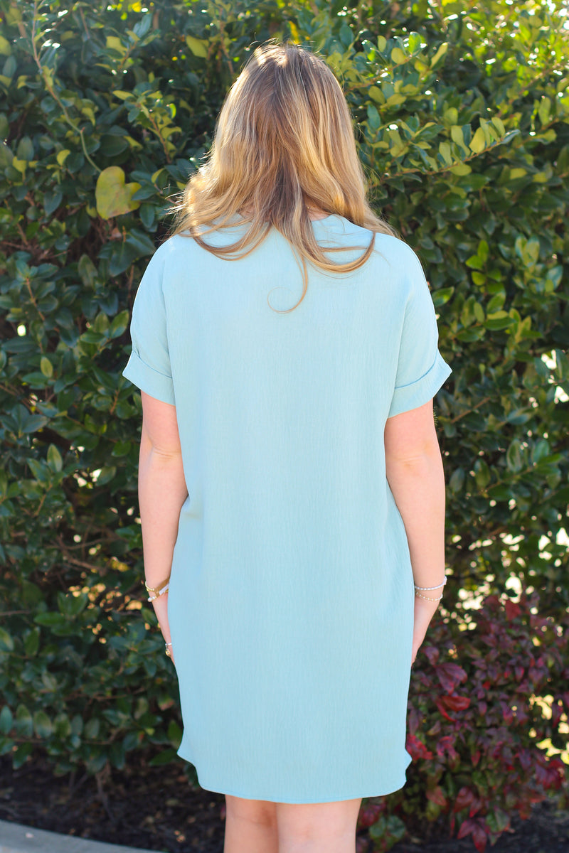 Into Spring Shift Dress