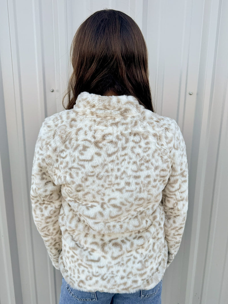 Furry Cheetah Pullover