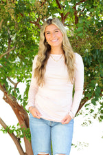 All About You Ruched Top-Blush