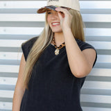 Acid Wash Moment Midi Dress