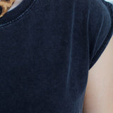 Acid Wash Moment Midi Dress