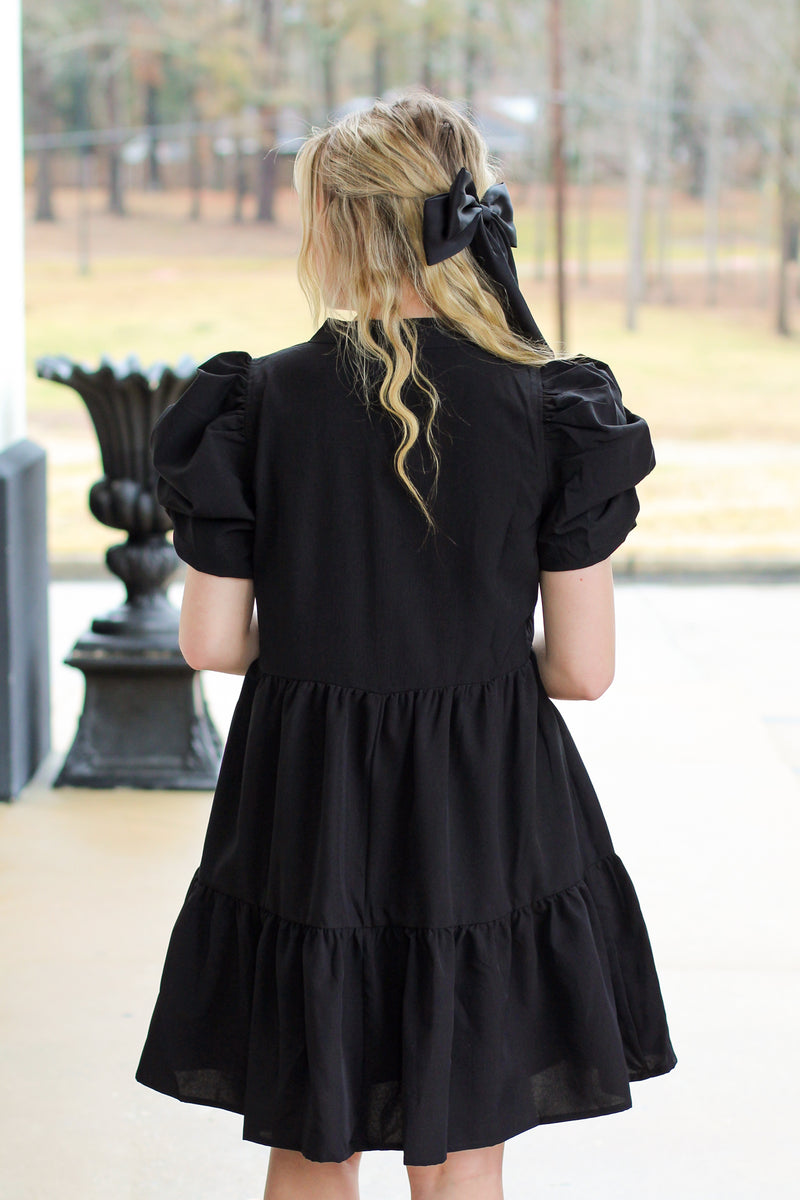 Classiest Girl Dress-Black