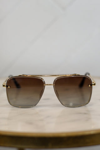 Dallas Brown Gradient DAX Sunglasses