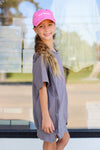 Happy Face Oversized T-Shirt Dress