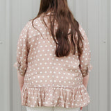 Polka Dot Baby Doll Top