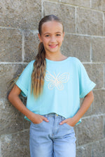 Butterfly Girlie Top