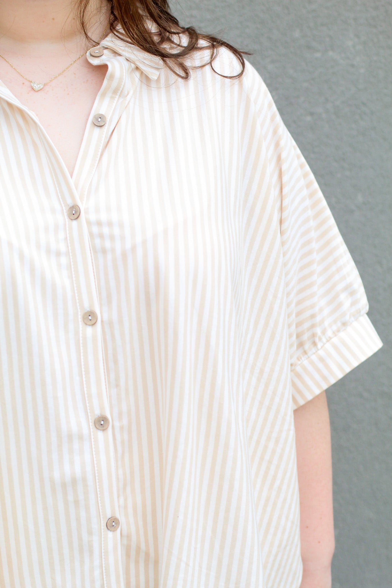 Softest Stripe Button Down Top