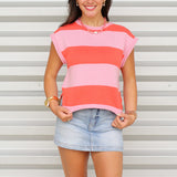 Bold Stripe Sweater Tank