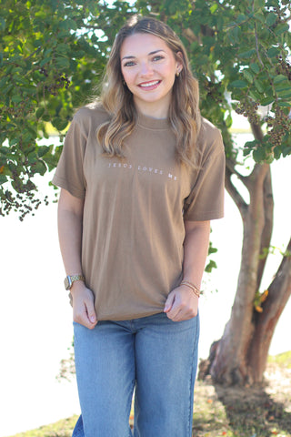 Jesus Loves Me and You Mock Tee