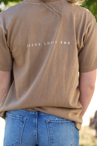 Jesus Loves Me and You Mock Tee