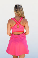 Activewear Cutie Dress-Hot Pink