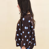 Polka Dot Oversized Sweater