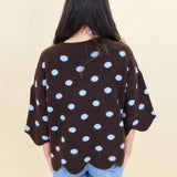 Polka Dot Oversized Sweater
