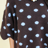 Polka Dot Oversized Sweater
