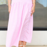 Summer Pinstripe Maxi Skirt