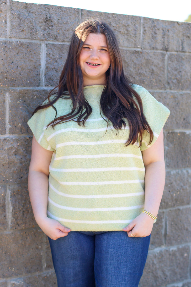 Vibrant Day Stripe Top