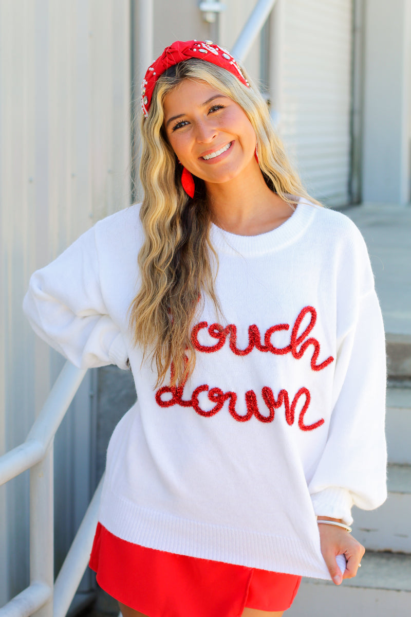 Touch Womens Cincinnati Reds Embellished T-Shirt, TW1
