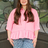 Pretty Girl Peplum Top