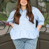 Pretty Girl Peplum Top